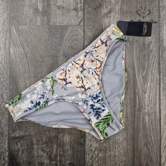 Rachel Roy Floral Moderate Bikini Bottoms Size L - Picture 1 of 2